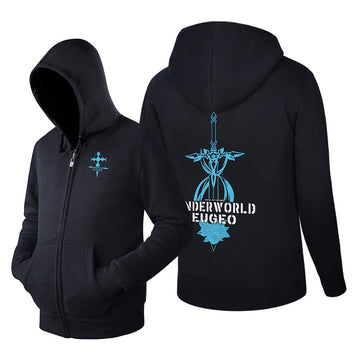 Sword Art Online Alicization Eugeo Cosplay Sudadera con Cremallera y Capucha para Adultos Unisex